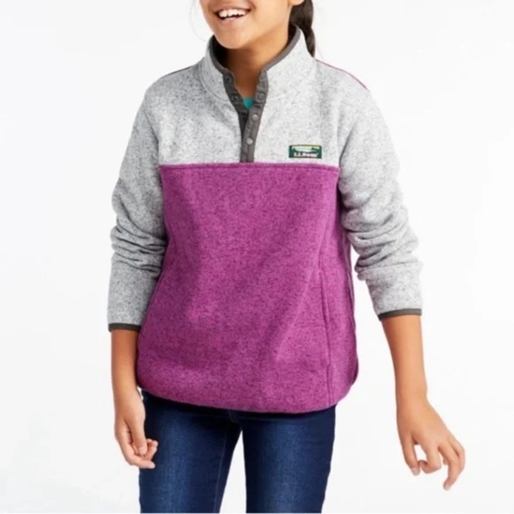 L.L. Bean Sweater - Gray and Purple